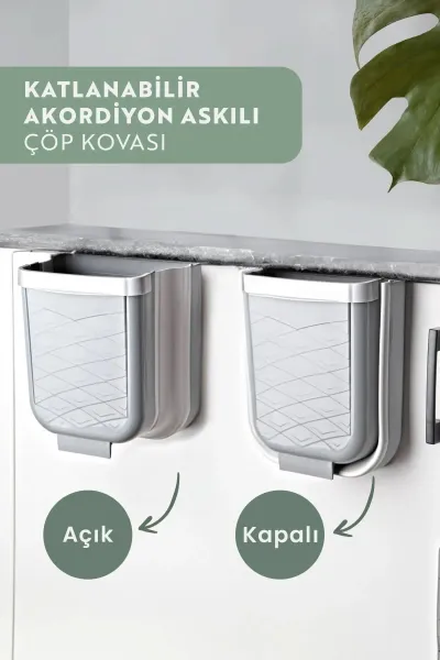 ♻️ 6 LİTRE KATLANABİLİR ÇÖP KOVASI