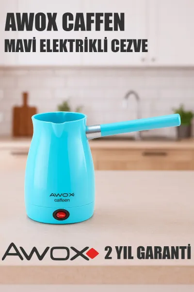 AWOX CAFFEN MAVİ ELEKTRİKLİ CEZVE