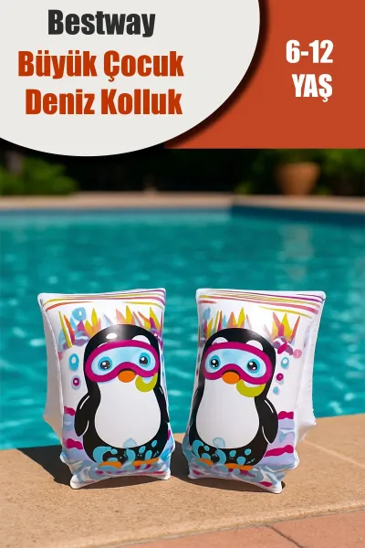 BESTWAY 12409 TURUNCU BÜYÜK ÇOCUK DENİZ KOLLUK