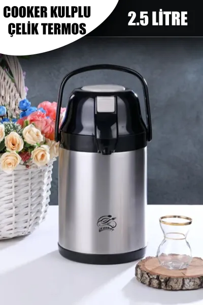 COOKER 2.5 LT LUX ÇELİK TERMOS