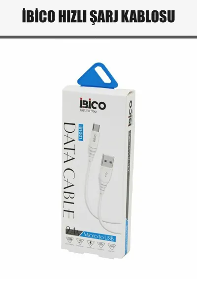 İBİCO HIZLI TELEFON ŞARJ & DATA KABLOSU