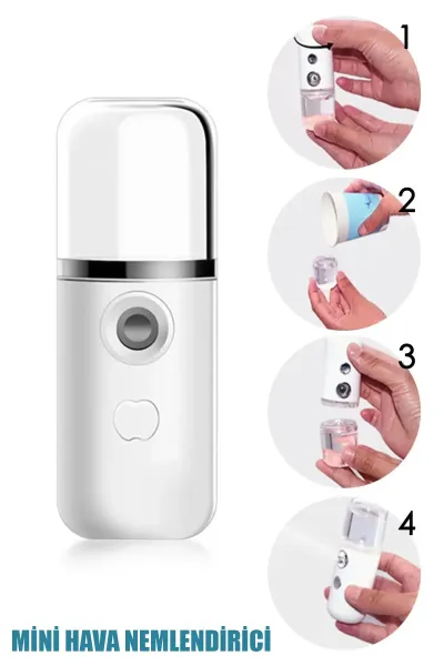 MİNİ 30ML USB ŞARJLI & IŞIKLI HAVA NEMLENDİRİCİ