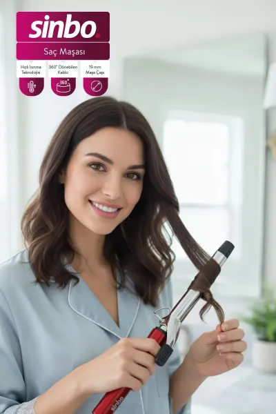 SİNBO SHD-7032 KIRMIZI SAÇ MAŞASI & ŞEKİLLENDİRİCİ