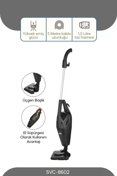 SİNBO SVC-8602 DİKEY ELEKTRİKLİ SÜPÜRGE