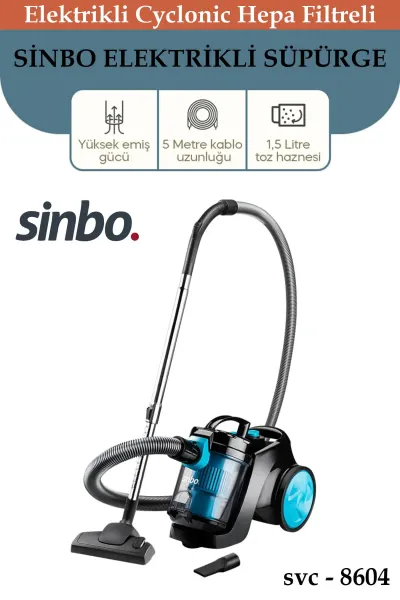 SİNBO SVC-8604 ELEKTRİKLİ SÜPÜRGE