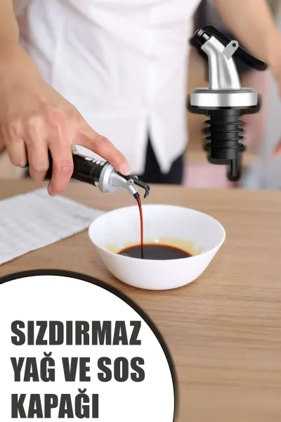 🍾SIZDIRMAZ YAĞ & SOS KAPAĞI