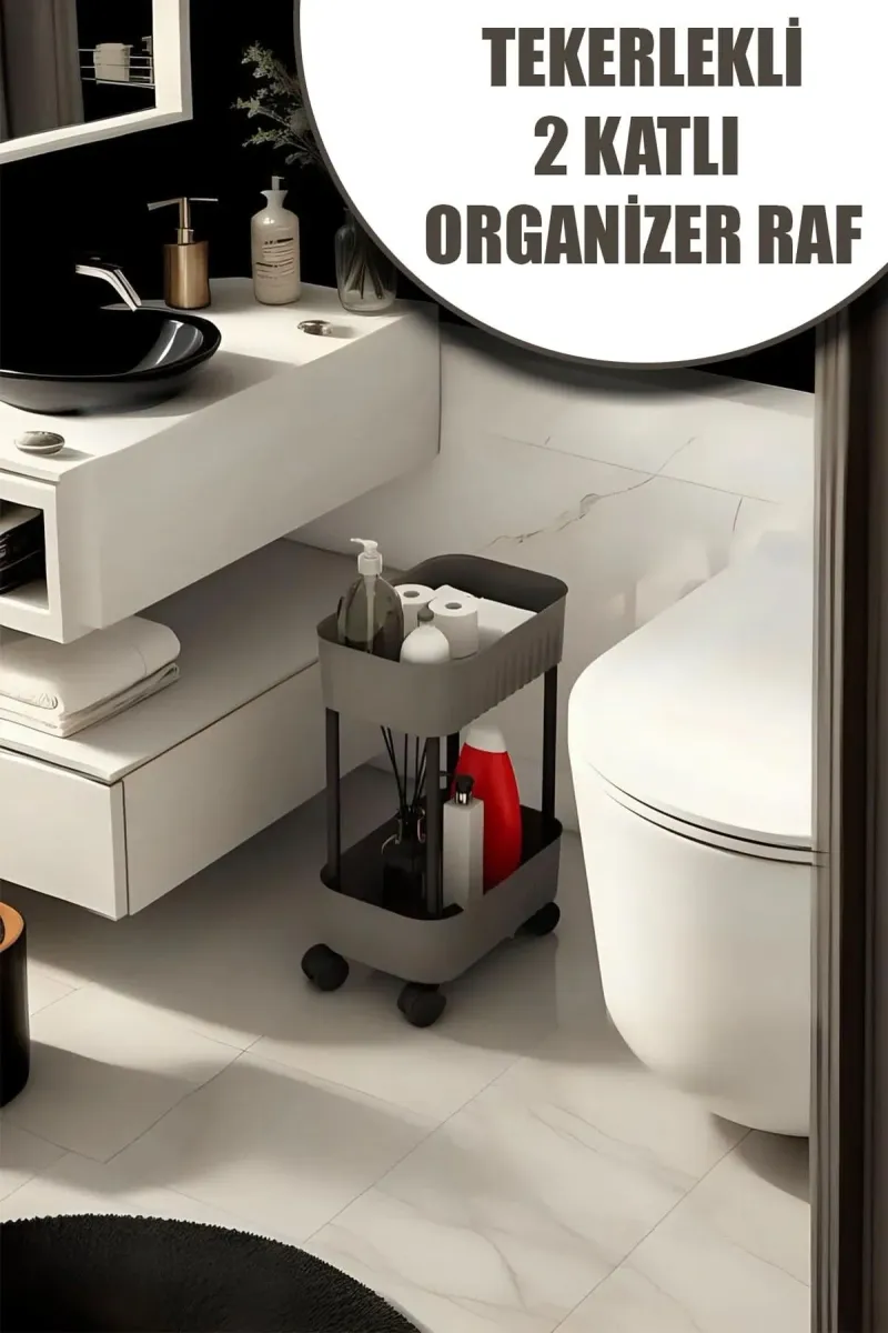 🏠2 KATLI ÇOK AMAÇLI ÇOK ORGANİZER RAF - dibidip 