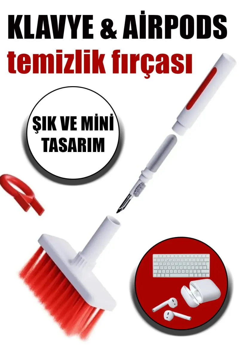 🖥️📱Airpords & Klavye Temizleme Fırçası - dibidip