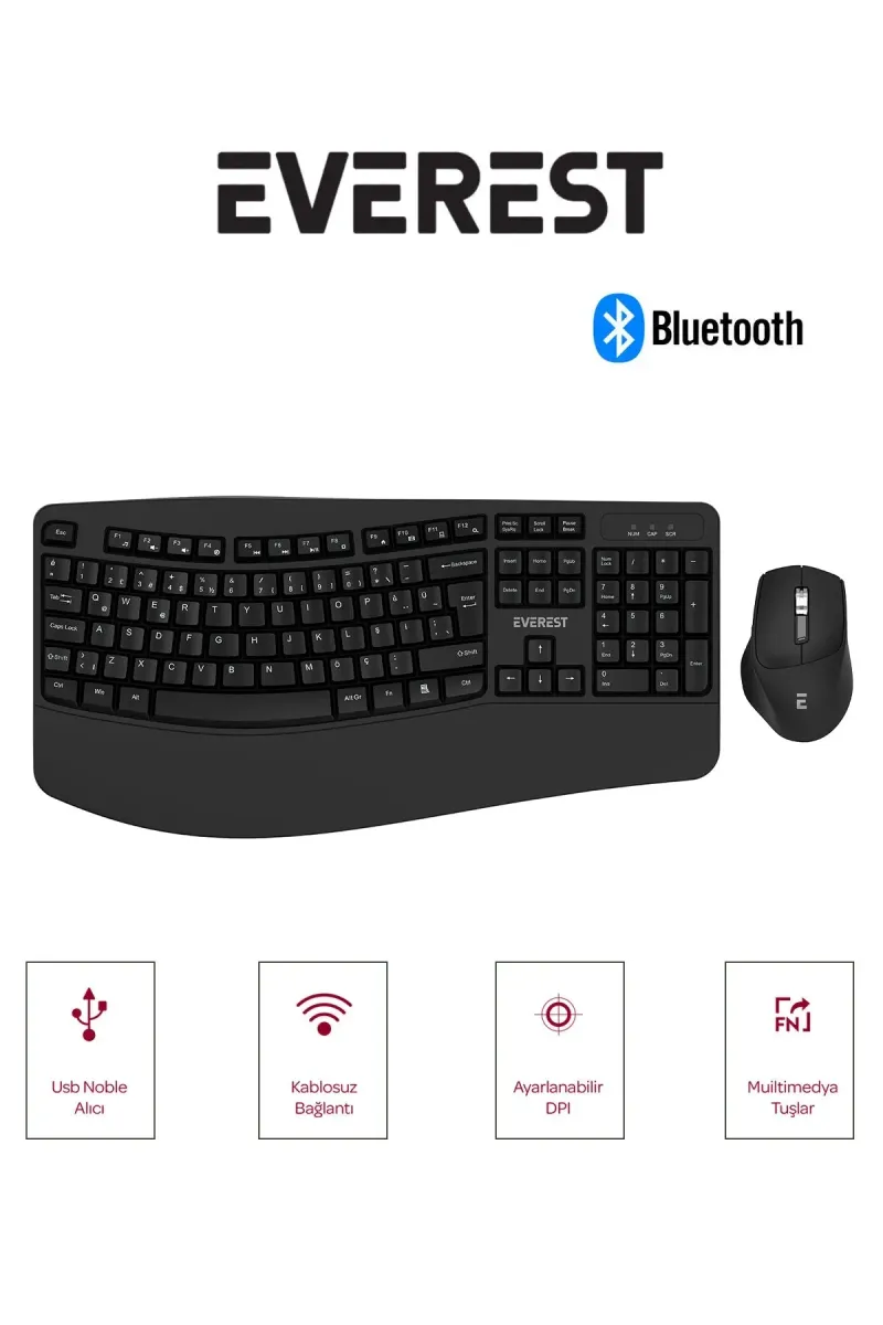 KABLOSUZ KLAVYE & MOUSE SETİ