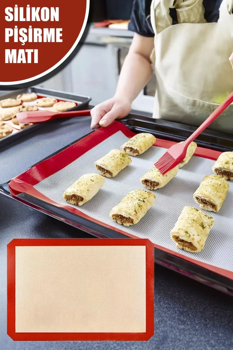 🍳SİLİKON PİŞİRME MATI - dibidip 