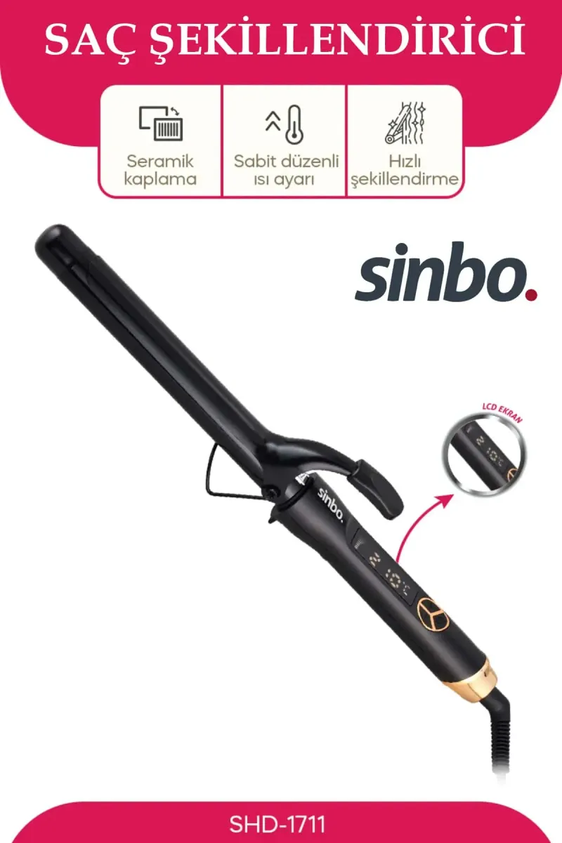 SİNBO SHD-1711 SAÇ ŞEKİLLENDİRİCİ - dibidip 