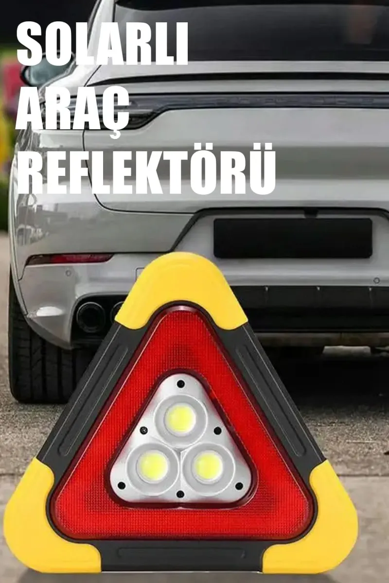 ⚠️ÜÇGEN TRAFİK REFLEKTÖR FENER - dibidip 