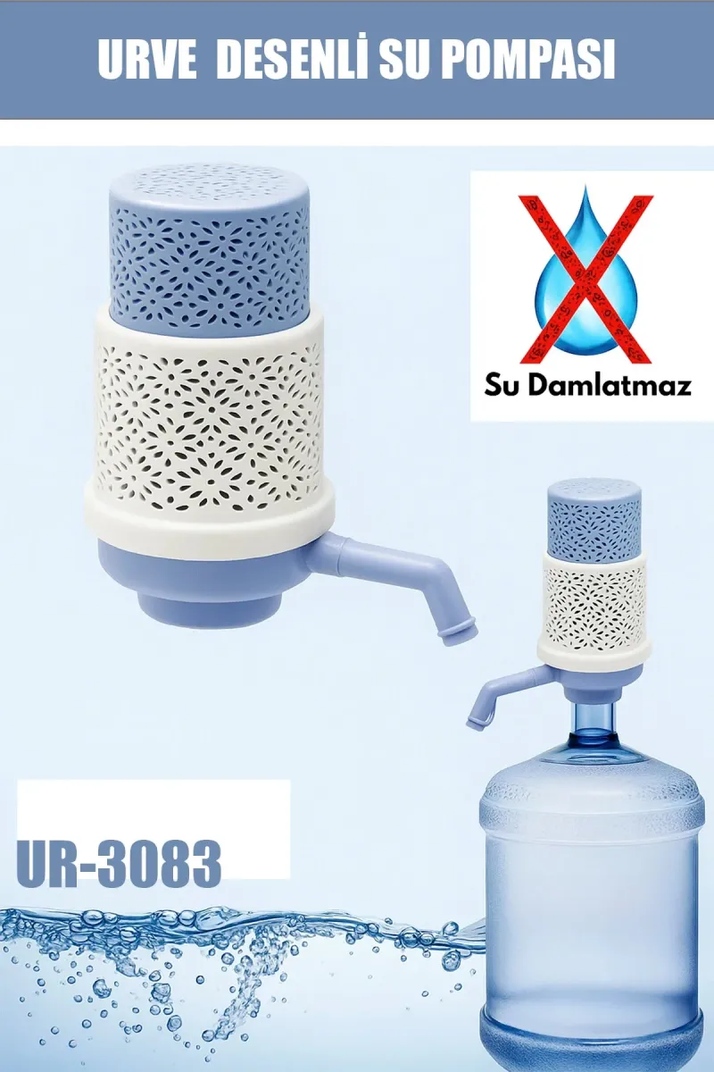 💦URVE UR-3083 DESENLİ SU POMPASI - dibidip 