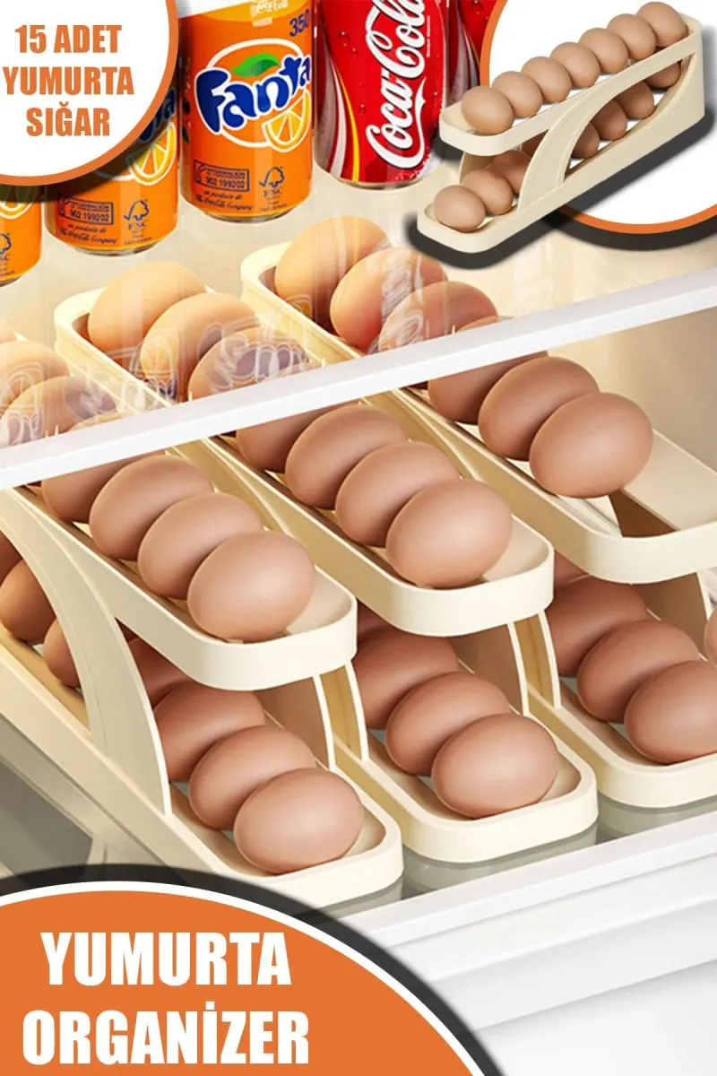 🥚2 KATLI YUMURTA ORGANİZER - dibidip