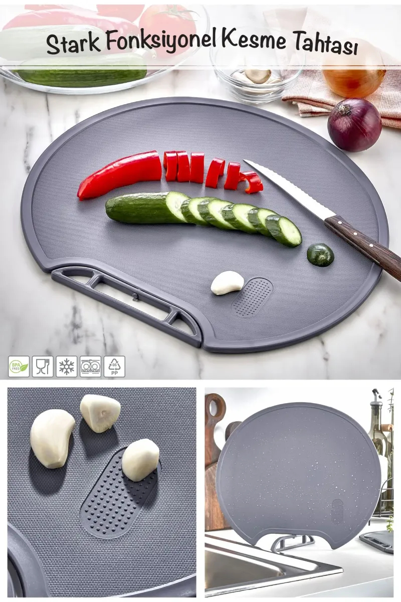 🍽️YUVARLAK KESİM TAHTASI - dibidip 