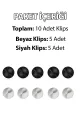 🪄10'LU KABLO SABİTLEME KLİPS - dibidip 