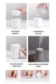 300ML MİNİ USB ŞARJ& IŞIKLI HAVA NEMLENDİRİCİ