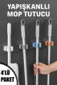 🧹4'LÜ YAPIŞKANLI MOP TUTUCU - dibidip 