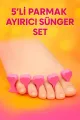 💅5'Lİ PARMAK AYIRICI SÜNGER - dibidip 
