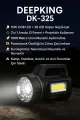 🔦DEEPKİNG ŞARJLI EL FENERİ - dibidip