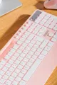 EVEREST PEMBE KABLOSUZ KLAVYE & MOUSE SETİ