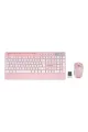 EVEREST PEMBE KABLOSUZ KLAVYE & MOUSE SETİ