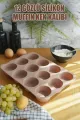 İBİCO NO-1218 12 GÖZLÜ YUVARLAK  SİLİKON ) MUFFIN KEK KALIBI