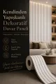 Kendinden Yapışkanlı Isı Ses Yalıtımlı 3D Ahşap Dokulu Duvar Paneli 30x275 cm-0,85 m²