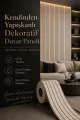Kendinden Yapışkanlı Isı Ses Yalıtımlı 3D Ahşap Dokulu Duvar Paneli 30x275 cm-0,85 m²