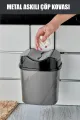 12 LT METAL ASKILI PLASTİK ÇÖP KOVASI