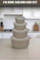QLUX L-00989 BOWL KAPAKLI SAKLAMA KABI SETİ