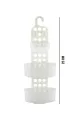 QLUX L-00791 AYARLANABİLİR RAFLI BANYO ASKISI