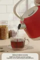 SİNBO SK-8035 RETRO KIRMIZI NOSTALJİ DEMLİK MODEL ÇELİK KETTLE SU ISITICI