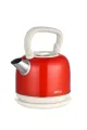 SİNBO SK-8035 RETRO KIRMIZI NOSTALJİ DEMLİK MODEL ÇELİK KETTLE SU ISITICI