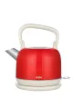 SİNBO SK-8035 RETRO KIRMIZI NOSTALJİ DEMLİK MODEL ÇELİK KETTLE SU ISITICI