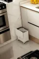 🗑️TEKERLEKLİ ORİGA ÇÖP KOVASI - dibidip 