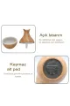 VAZO MODEL AHŞAP GÖRÜNÜMLÜ USB ŞARJLI & IŞIKLI HAVA NEMLENDİRİCİ