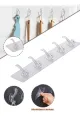 Yapışkanlı Şeffaf Duvar Askısı Banyo Mutfak Düzenleyici Pratik Askılık