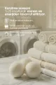 Çamaşır Yün Kurutma Topu Doğal Yumuşatıcı Kurutma Makinesi İçin 3 Adet