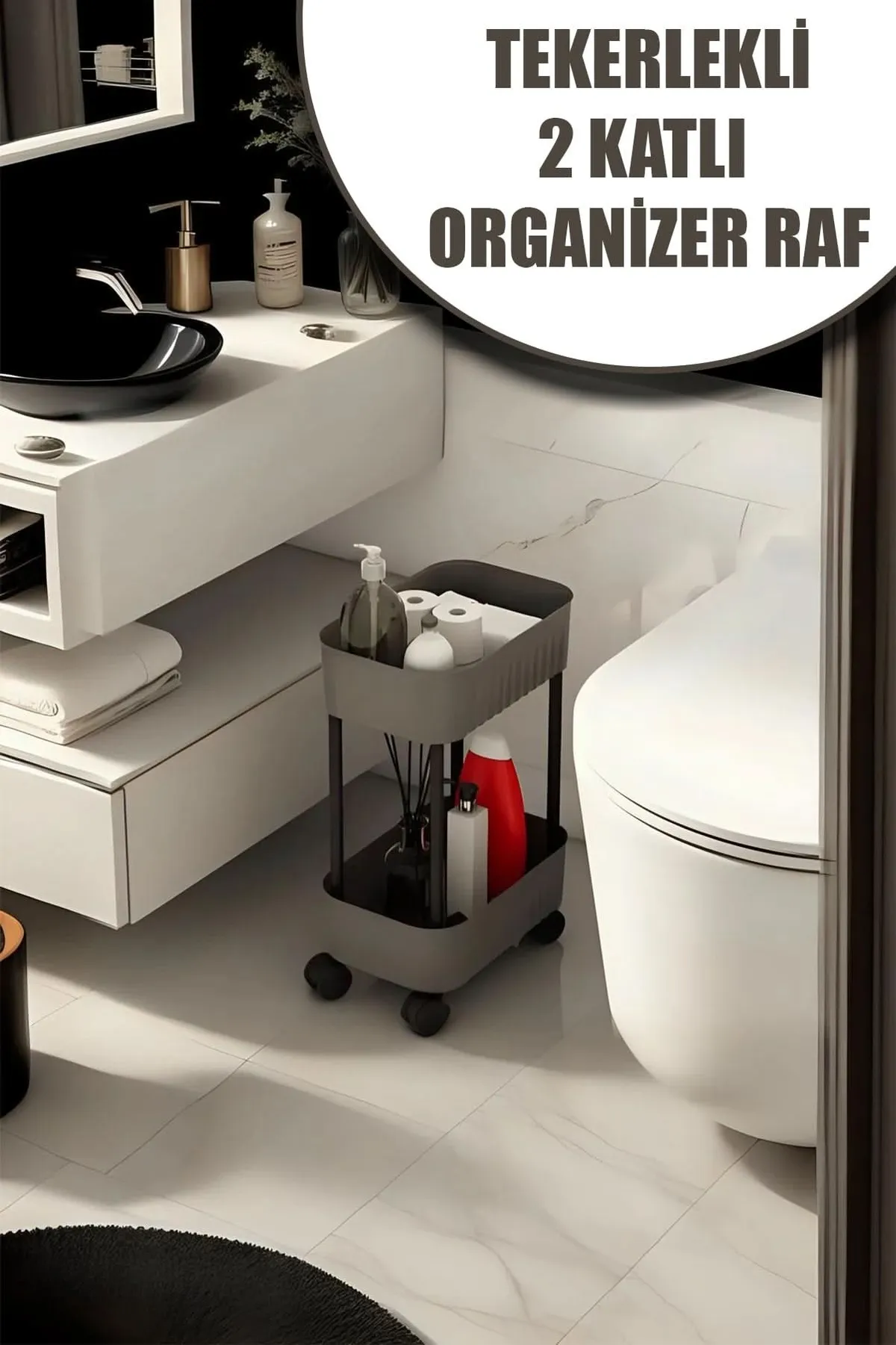 🏠2 KATLI ÇOK AMAÇLI ÇOK ORGANİZER RAF