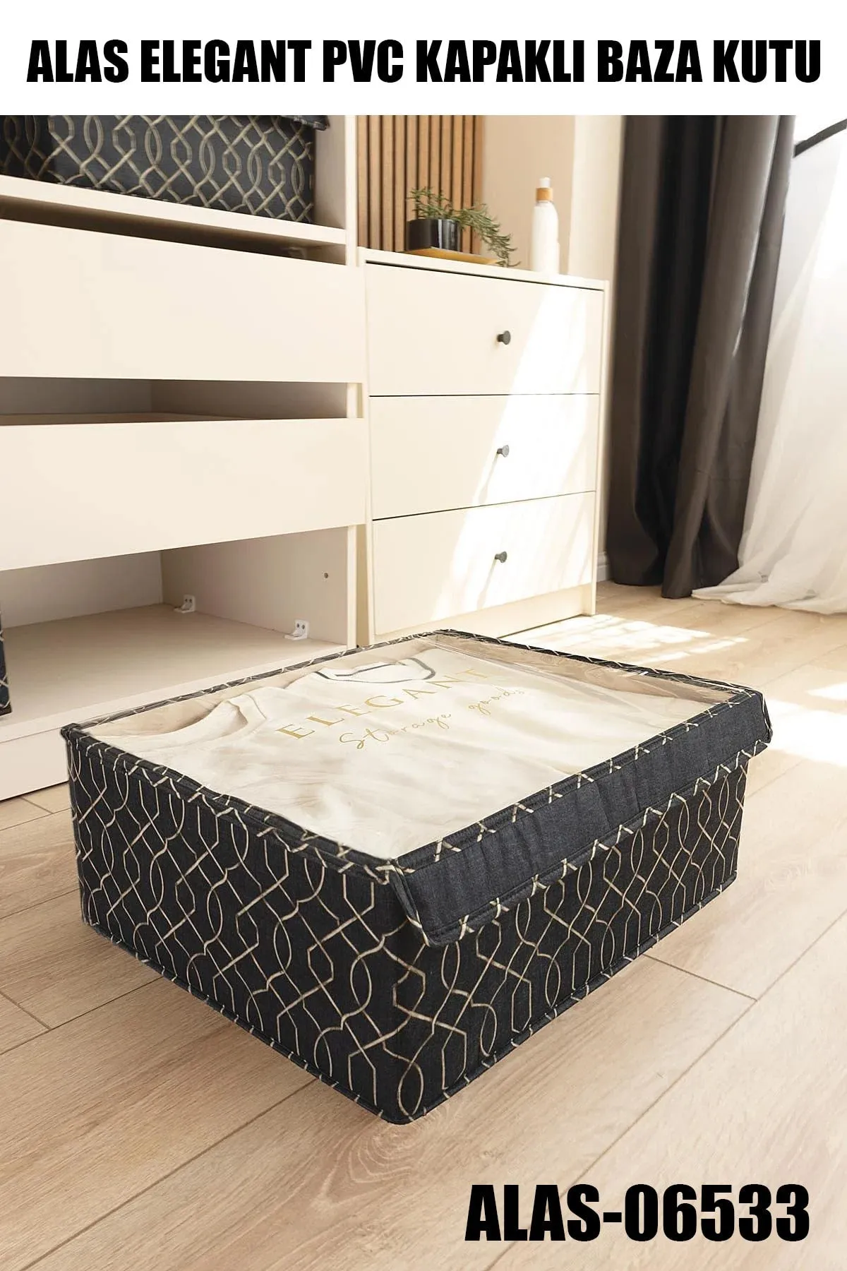 ALAS-06533 ELEGANT PVC KAPAKLI BAZA KUTU