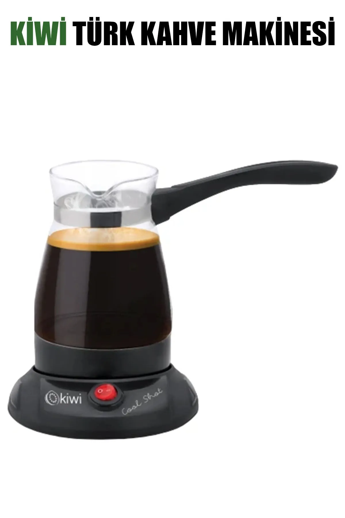 KİWİ KCM-7514 CAM CEZVE TÜRK KAHVE MAKİNESİ