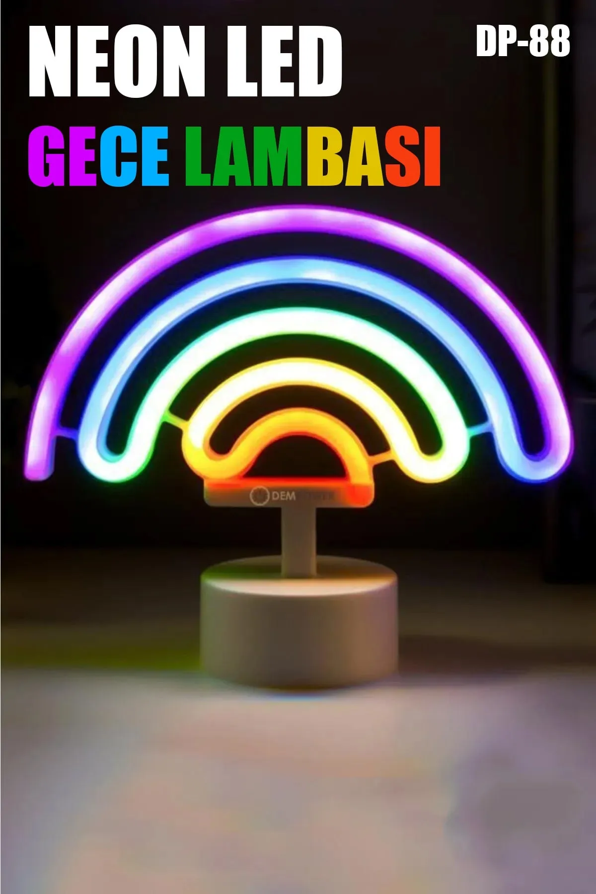 🌈NEON LED GECE LAMBASI