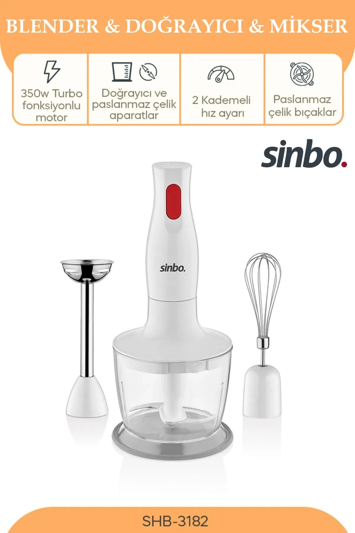 SİNBO SHB -3182 BLENDER SET