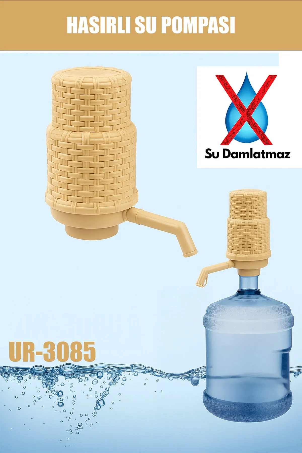 💦URVE UR-3085 HASIRLI SU POMPASI