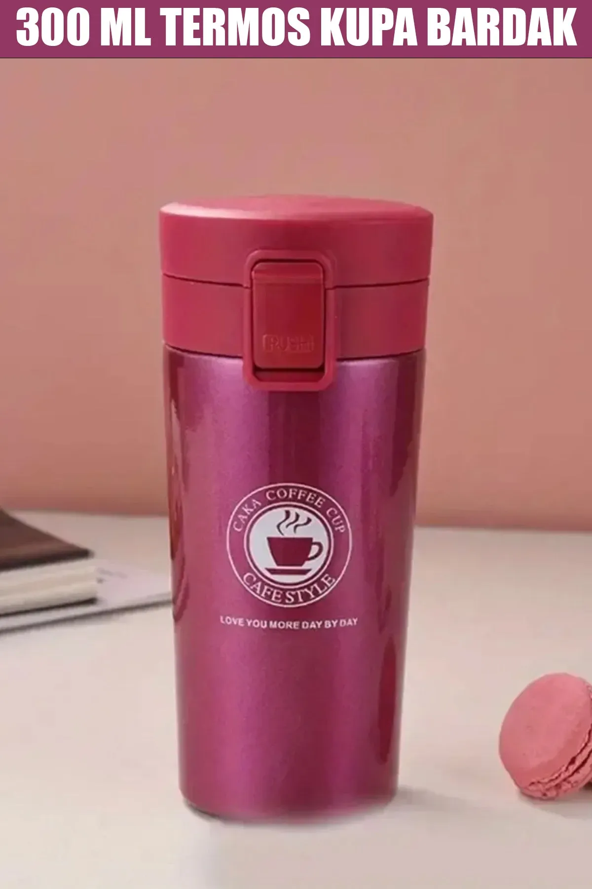 VACUUM 300ML FİLTRELİ ÇELİK TERMOS KUPA BARDAK